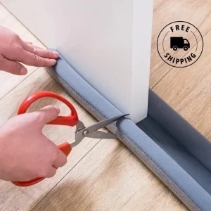 Doppelseitiger Türzugluftstopper Schaumstoff Bodendichtung Schutz unter Tür-