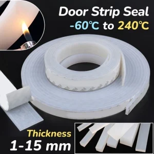 Türleiste Dichtung selbstklebend Zugluftstopper Fensterband Wetter Silikon Stopper-